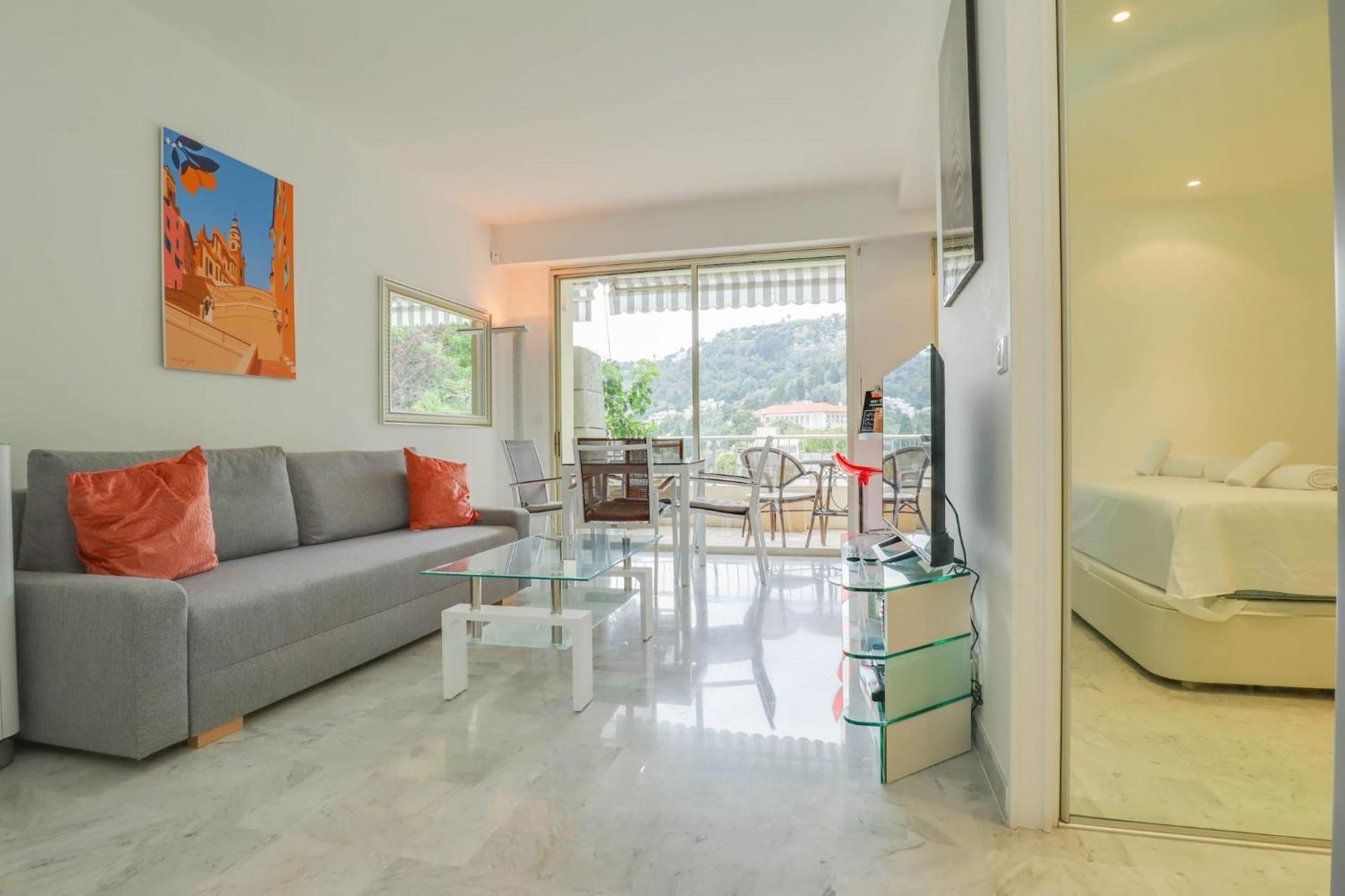 « La Grande Residence » Vue Mer, Piscine Menton Extérieur photo