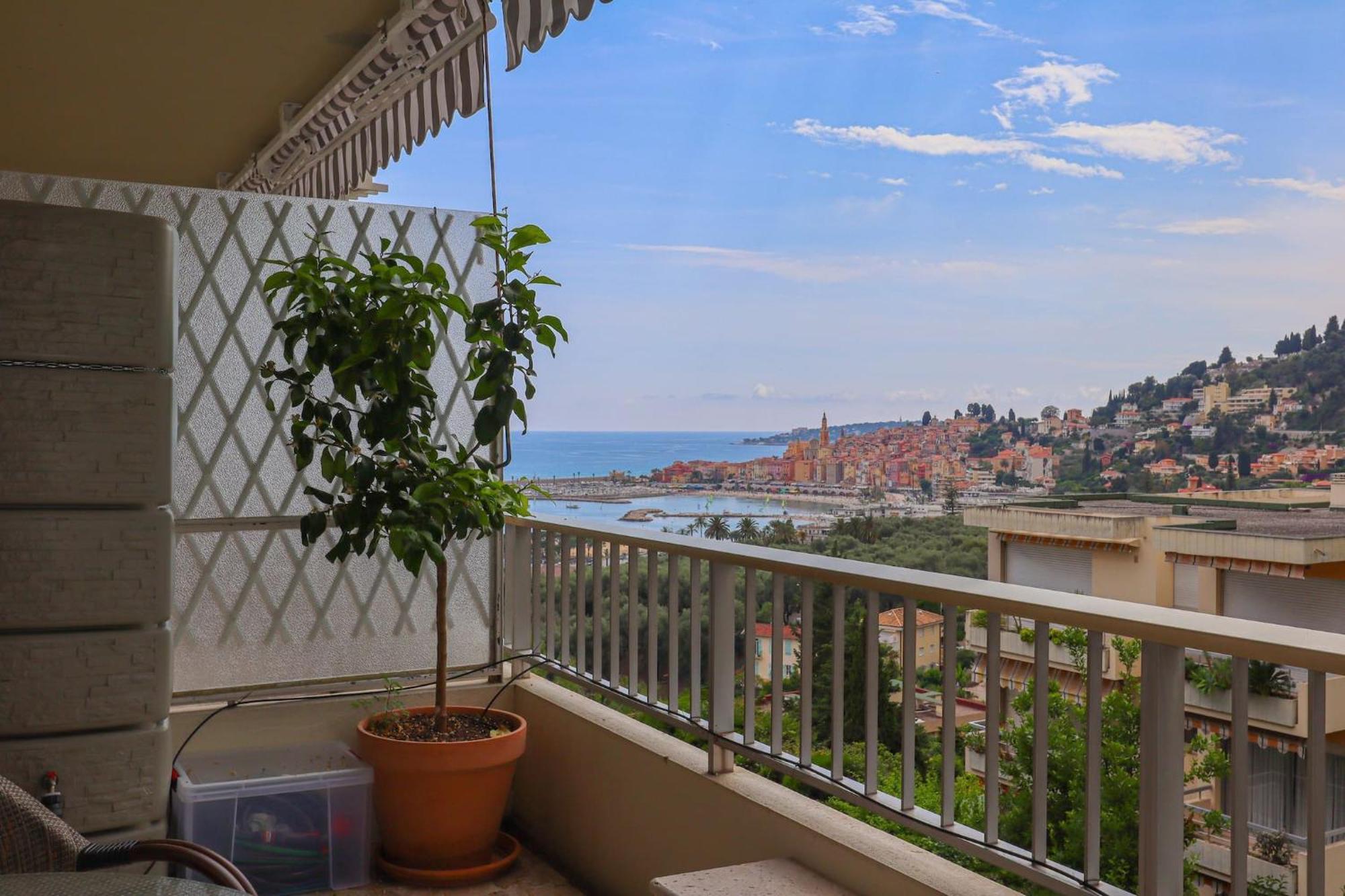 « La Grande Residence » Vue Mer, Piscine Menton Extérieur photo